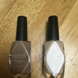 Coachella AZATURE Black Diamond Nail Polish Cream Diamond and Camel Diamond